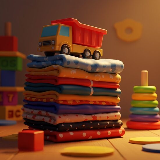 Apģērbi un rotaļlietas 