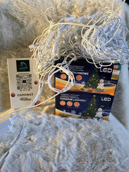 1,5x1,5 metru sieta virtene ar daudzkrāsu režīmiem