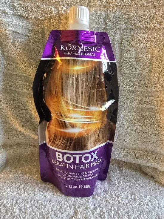 Matu maska ​​ar keratīnu un botoksu 