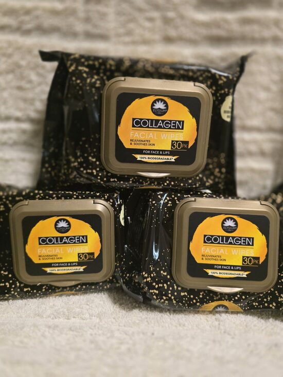 Мокрые салфетки для снятия макияжа с коллагеном