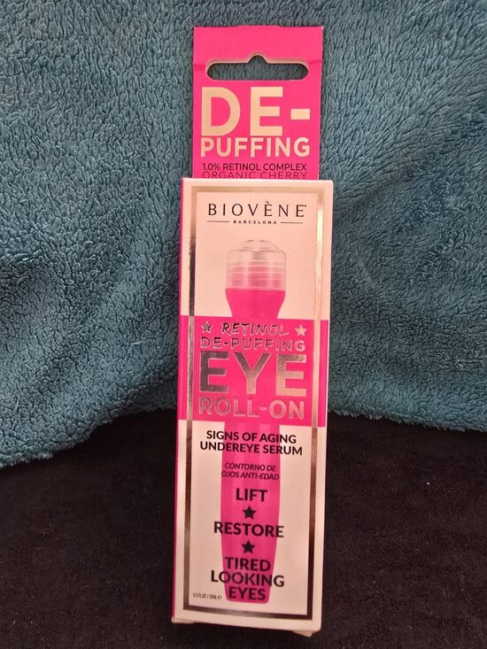 Rullīšu koncentrāts acīm Biovène De-Puffing 1% Retinol Eye