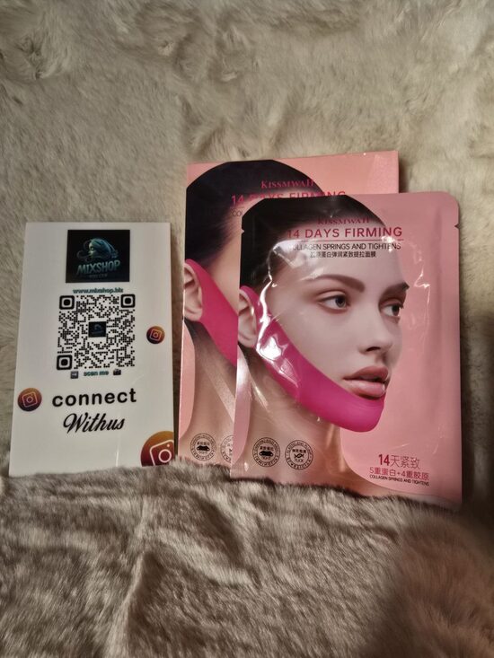 Komplekts liftingejosa  kolagena maska zodam 4 gab ieksa