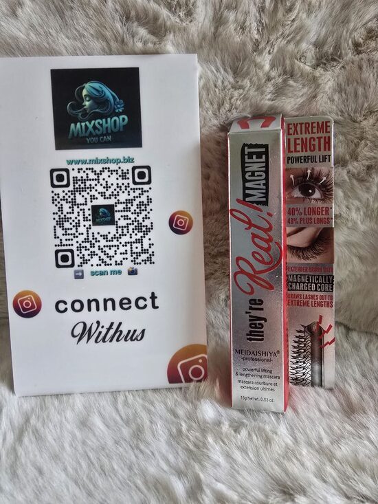 Чёрная водостойкая тушь