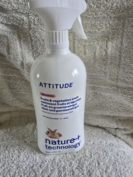 Attitude augļu un dārzeņu mazgāšanas līdzeklis 800 ml