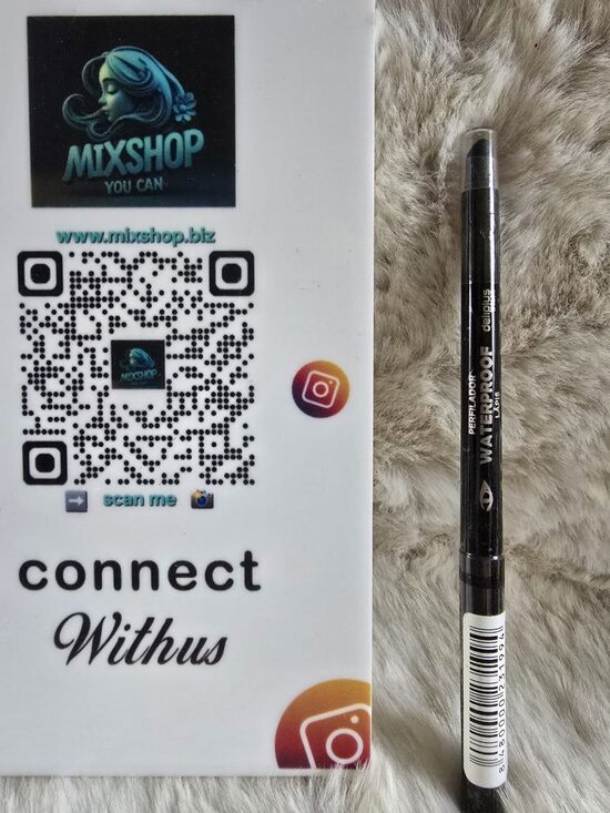 Черный водостойкий карандаш с губкой ES