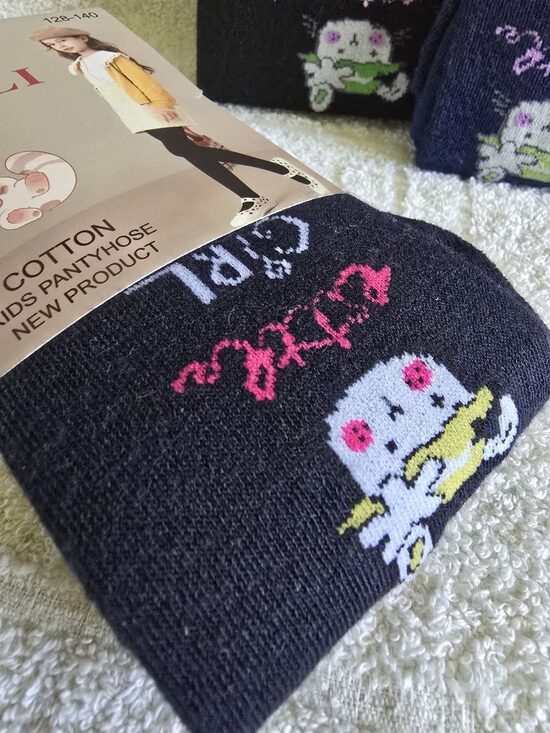 Bērnu kokvilnas zeķubikses 140-152;152-164