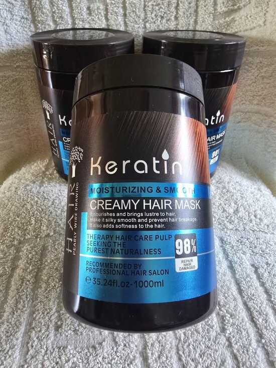 Krēmīga matu maska ​​ar keratīnu 1000 ml